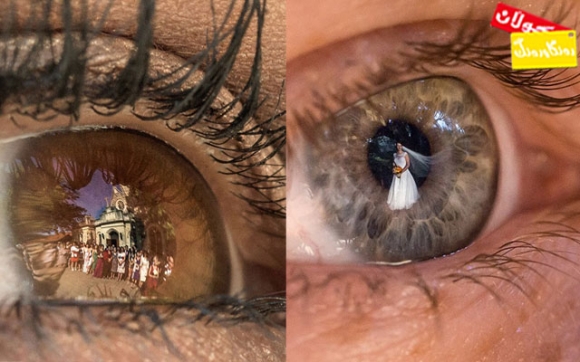 وێنەگرتن لە نێو گلێنەی چاوی مرۆڤدا