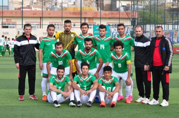 پێشمەرگەی سلێمانی و گازی باكوور سەركەوتن بۆ قۆناغی داهاتووی جامی عێراق بۆ تۆپی پێ