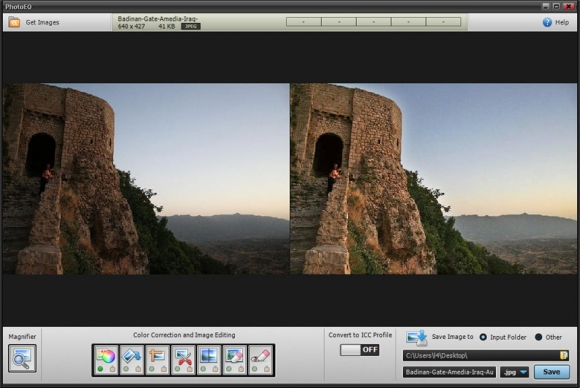 بەرنامەی ( PhotoEQ ) بۆ جوانکاری لە وێنەداو لابردنی ڕەنگی سوری چاو