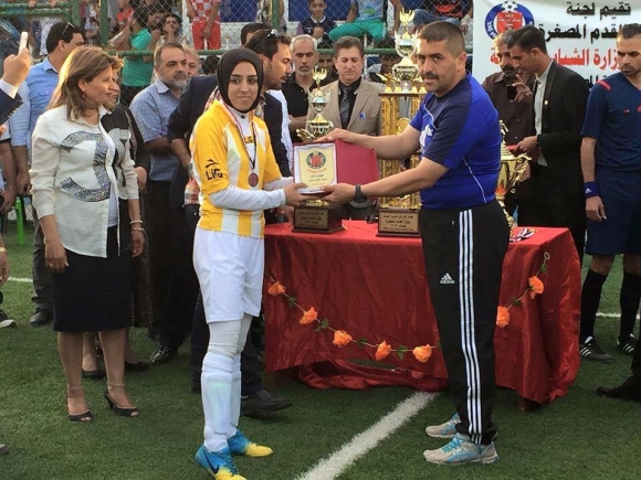 كچە یاریزانێكی كورد بووە گۆڵكاری عێراق