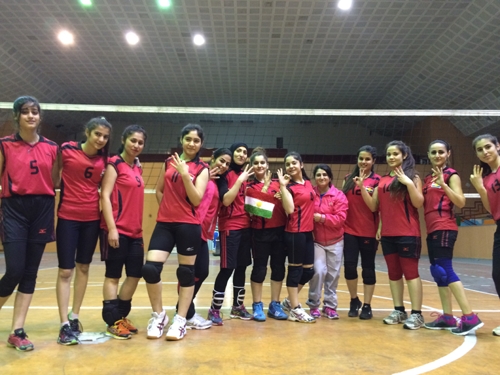 ئەنجامی یارییەكانی خولی نایابی كوردستان بۆ تۆپی بالەی كچان