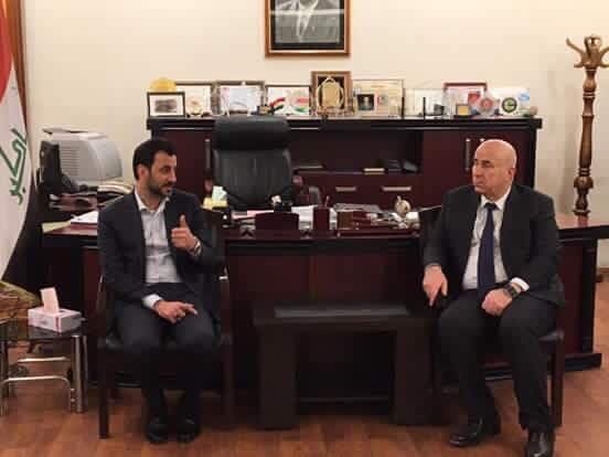 وەزیری وەرزش و لاوانی عێراق گەیشتە هەولێر