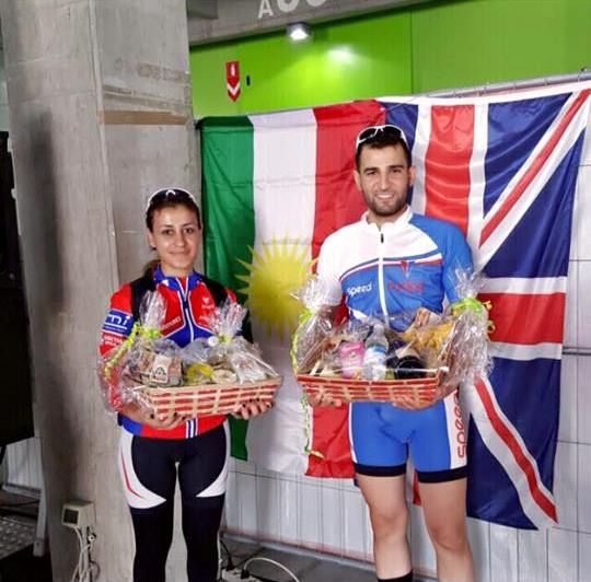 دوو پایسكلسواری كورد بەشداریان لە پاڵەوانێتیەكی نێودەوڵەتیان كرد