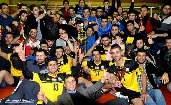 هەولێر بووە پاڵەوانی خولی نایابی كوردستان بۆ تۆپی بالە