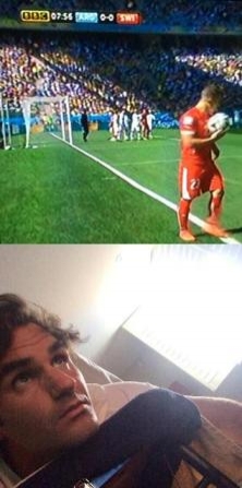 رۆجیە فیدرێر نیگەرانە