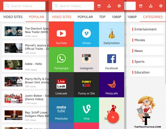 باشترین ٣ ئەپی داگرتنی ڤیدیۆ بۆ سیستەمی وەگەڕخەری ئەندرۆید
