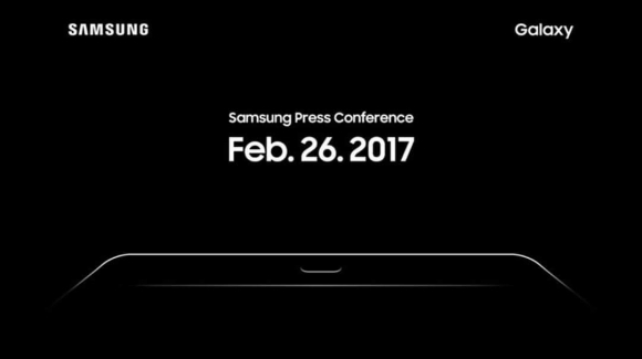 سامسۆنگ تابلێتی تاب ئێس ۳ له کۆنگرەی جیهانی مۆبایلدا نمایشدەکات.