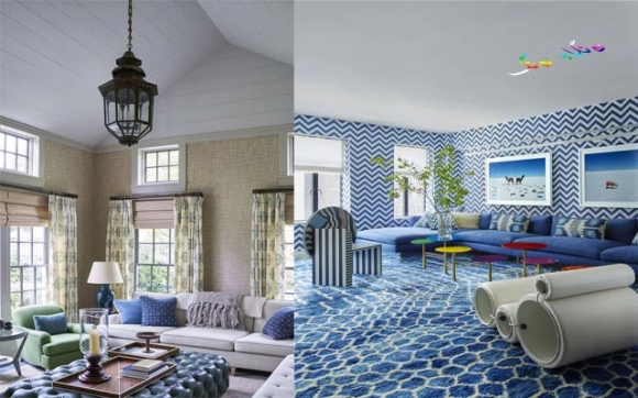 نەخش و نیگارەكانی كاغەزی دیواری بۆ دیكۆری ماڵەكەت