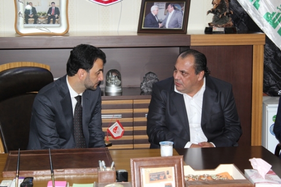 وەزیری وەرزش و لاوانی عێراق سەردانی یەكێتی تۆپی پێی كوردستان-ی كرد