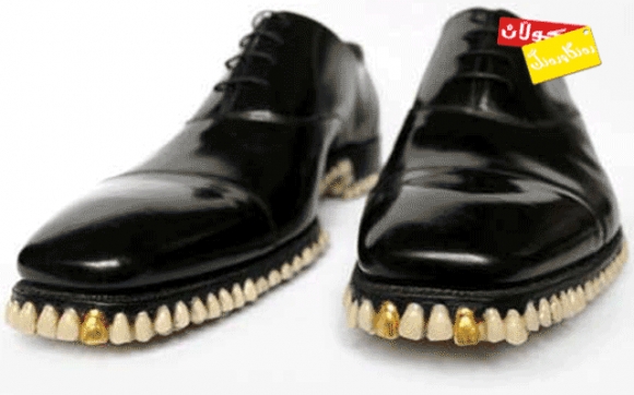 پێڵاو لە ددان دروستدەكرێت!