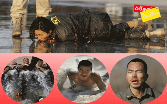 راهێنانێكی سەیری سەربازی لە وڵاتی چین!