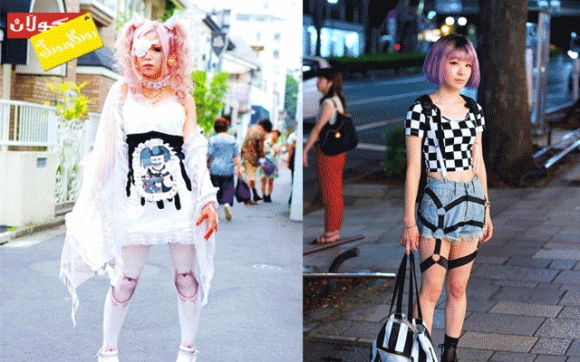 جلە سەیروسەمەرەكانی كچانی ژاپۆن