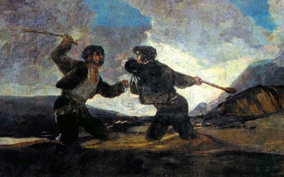 تابلۆ - شەڕ لەگەڵ سەرشێت