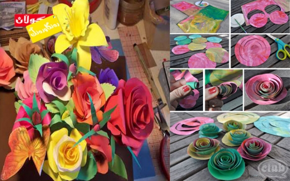 دەست رەنگینی بۆ دروست كردنی دەسكەگوڵ