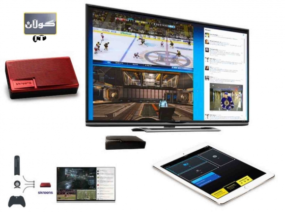 ئامێرێك شاشەی تەلەڤزیۆنەكان دابەش دەكات