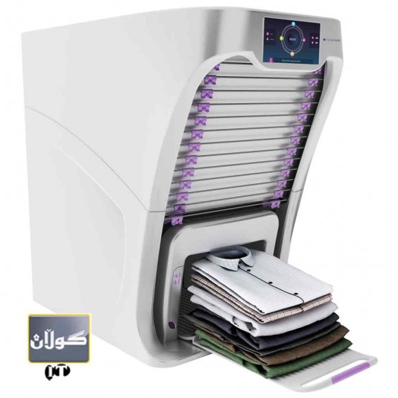 ئامێرێك جلەكان ئۆتو و قەد دەكات