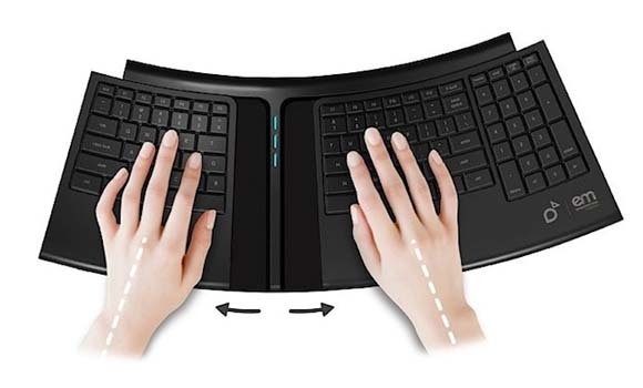 ئەم كیبۆردەی پەنجەكانت ئازار نادات