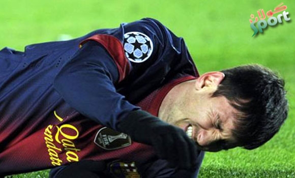 میسی توشی پێکان ھات و یاریگای بەجێھێشت