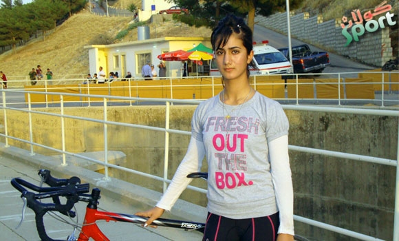 ئەوین فەتاح یاریزانی پایسكیل سواری نەورۆز: دەبێت زیاتر هانی ئافرەت بدرێت بۆ ئەنجامدانی وەرزش