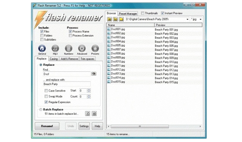 به كۆ ناوی فایله كان بگۆڕه
