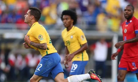 به‌رازیل گۆڵبارانى هایتى كرد