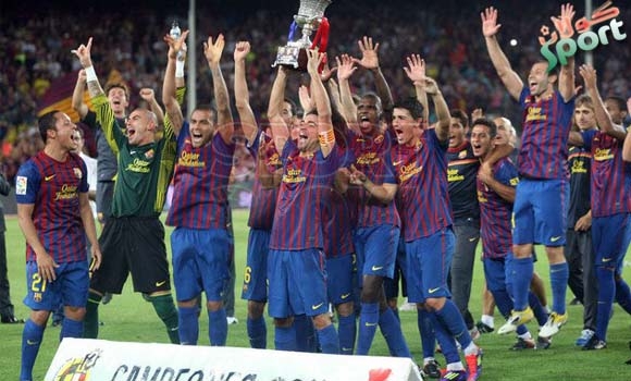 بەرشەلۆنە لە یانەی ڕیال مەدریدی بردەوە و جامی سوپەری ئیسپانی بەدەستهێنا