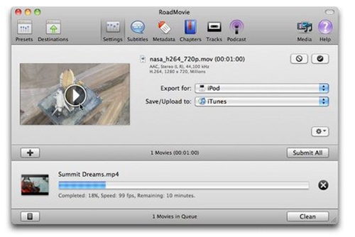 بە تەنیا كلیكێك فۆرماتی فیلمەكەت بگۆڕە