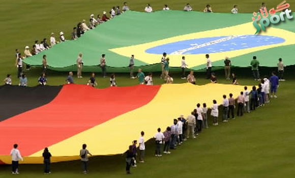 هه‌ردو هه‌ڵبژارده‌ى ئه‌ڵمانیاو به‌رازیل رِوبه‌رِوى یه‌كتر ده‌بنه‌وه‌