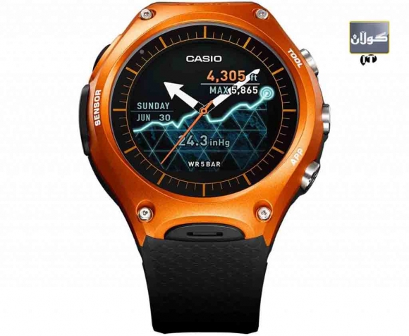 كاتژمێری زیرەكی  كاسیۆ و شەحنێكی درێژمەودا