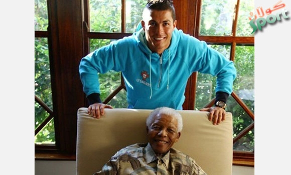 كریستانۆ سه‌ردانى ماندێلاى كرد