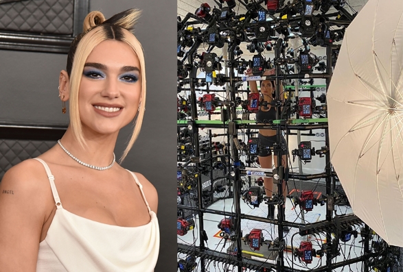 دوا لیپا بە زیاد لە 200 كامێرا وێنە دەگرێت