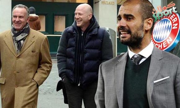 گواردیۆلا و ئیدارەی بایرن میونخ کۆبوونەوە