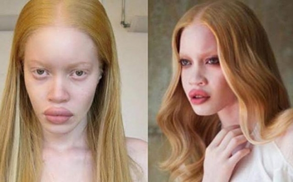 نیوەی ڕوخساری ئەمریکیە و نیوەکەی تری ئەفریقیە