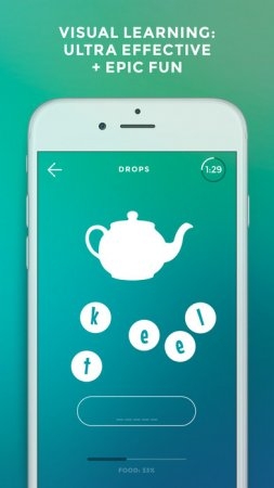 پرۆگرامی Drop بۆ فێربوونی زمانه‌‌کانی ( ئینگلیزی ، ئیسپانی ، فه‌ره‌نسی و هتد…) له IOS ـدا