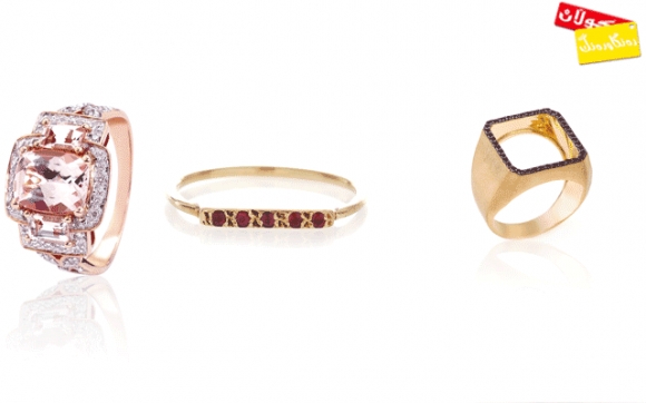 رەنگی زەرد و زێڕین بۆ ئەڵقەی پەنجە