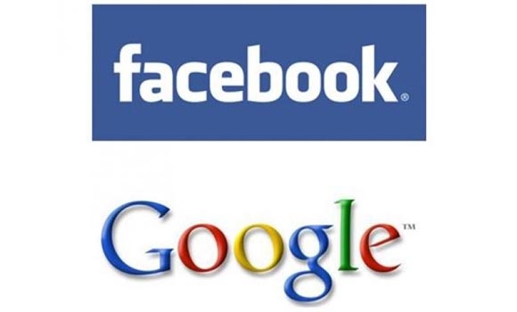 ڕكابەری فەیسنوك و گوگڵ