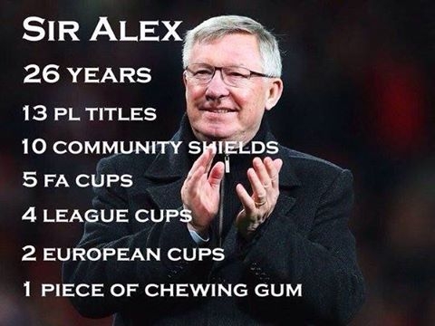 دەسكەوتەكانی فێرگسۆن لەگەڵ ماچێستەر یونایتد دا