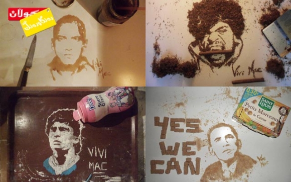 وێنەكێشان بە چای و قاوە