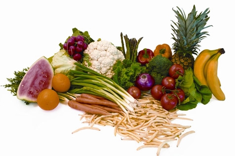 گرنگی پۆتاسیۆم لە خۆراكدا