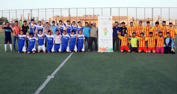 لە پرۆژە هاوبەشەكەی به‌رێوه‌به‌رایه‌تی لاوانی هه‌ولێرو رێكخراوی UNICEF چه‌ندین یاری دۆستانه‌ بۆ لاوان رەخسێندرا