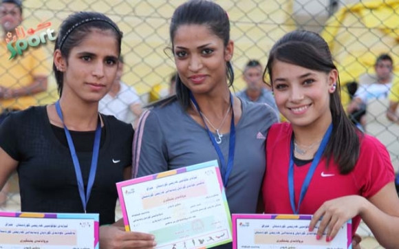 هەڵبژاردەی كوڕان و كچانی سلێمانی پاڵەوانی گۆڕەپان ومەیدانی كوردستان بوون