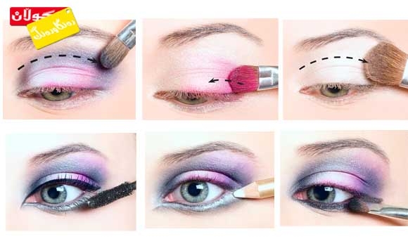 هەنگاوەكانی ماكیاژی پێڵووی چاو بەوێنەوە