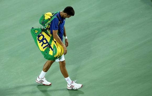 بە وێنە ... بە چاوی گریانەوە جۆکۆڤیچ  ماڵئاوایی لە ئۆڵۆمپیاد کرد