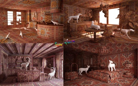 ماڵێكی داپۆشراو لە فەرش