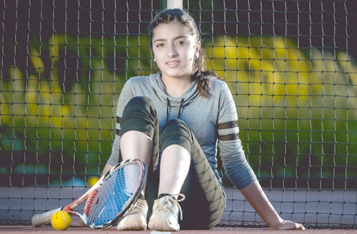 جینان عەبدولناسر پاڵەوانی عێراق و كوردستان لە تێنسی سەر زەوی