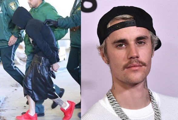 جاستن بەیبەر وێنەی كاتی دەستگیركردنی بڵاوكردەوە