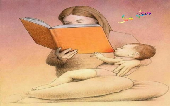 ئەم كاریكاتێرە باس لە گرنگیی كتێب دەكات، كە چەندە گرنگە دایكێك شیر بە منداڵەكەی بدات، هێندەش گرنگە دایكی لە رێگەی كتێب خوێندنەوەوە رۆشنبیری و زانست و پەروەردە بە منداڵەكەی بدات، كە سوودی بۆ ن