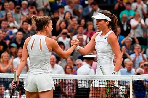 جوانا کۆنتا لە قۆناغی هەشتی وێمبڵدۆن سیمۆنا هالێپی دوورخستەوە