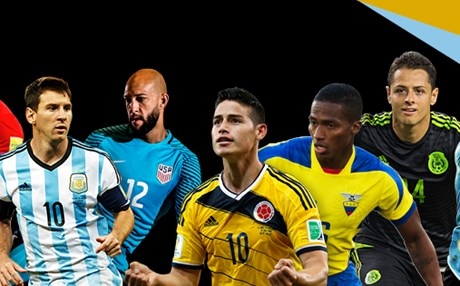 خشته‌ى یارییه‌كانى گه‌ڕى یه‌كه‌مى كۆپا ئه‌مریكا