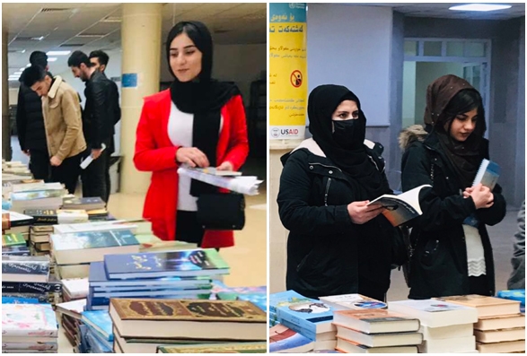 چەمچەماڵ.. پێشانگایەكی كتێب لە زانكۆی چەرموو كرایەوە